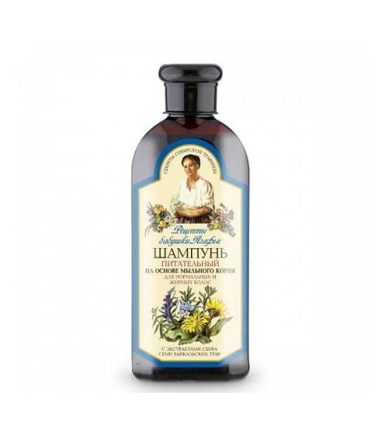 Odżywczy szampon na bazie mydlnicy lekarskiej 350ml Receptura Babci Agafii